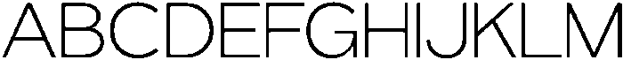 Tropical Morline Extra Light otf (200) Font UPPERCASE