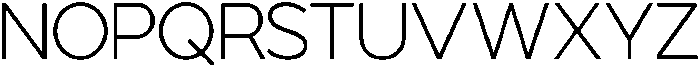 Tropical Morline Extra Light otf (200) Font UPPERCASE