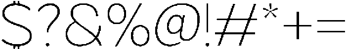Tropical Morline VF Thin ttf (100) Font OTHER CHARS