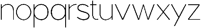 Tropical Morline VF Thin ttf (100) Font LOWERCASE