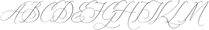 Tropical Qebalon Script Italic otf (400) Font UPPERCASE