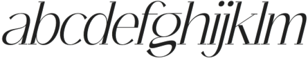 Tropical Qebalon Serif Italic otf (400) Font LOWERCASE