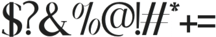 Tropical Serif Font - Regular otf (400) Font OTHER CHARS