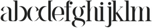 Tropical Serif Font - Regular otf (400) Font LOWERCASE