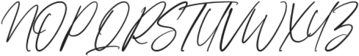 Tropical Sunshine Signature Regular otf (400) Font UPPERCASE