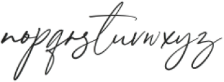 Tropical Sunshine Signature Regular otf (400) Font LOWERCASE