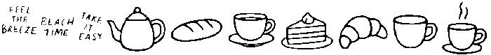 TropicalDoodlelineart otf (400) Font OTHER CHARS