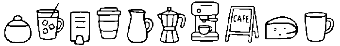 TropicalDoodlelineart otf (400) Font OTHER CHARS