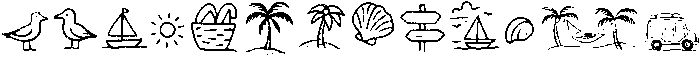 TropicalDoodlelineart otf (400) FONT