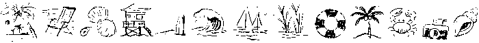 TropicalDoodlelineart otf (400) Font LOWERCASE