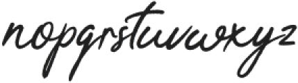 TropicalStreamline Script otf (400) Font LOWERCASE