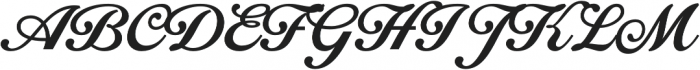 Tropiline Script otf (700) Font UPPERCASE