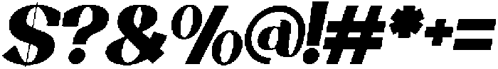 Trotty Black Italic ttf (900) Font OTHER CHARS