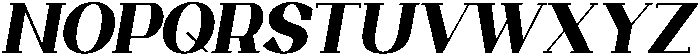 Trotty Black Italic ttf (900) Font UPPERCASE