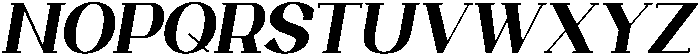 Trotty Extra Bold Italic ttf (700) Font UPPERCASE