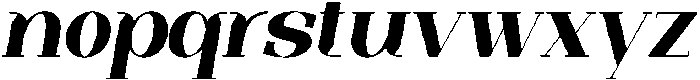 Trotty Extra Bold Italic ttf (700) Font LOWERCASE