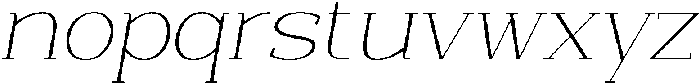 Trotty Extra Light Italic ttf (200) Font LOWERCASE