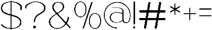 Trotty Extra Light ttf (200) Font OTHER CHARS