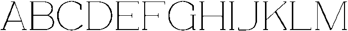 Trotty Extra Light ttf (200) Font UPPERCASE