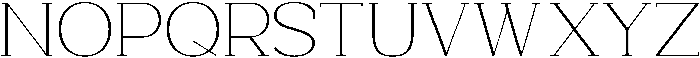 Trotty Extra Light ttf (200) Font UPPERCASE
