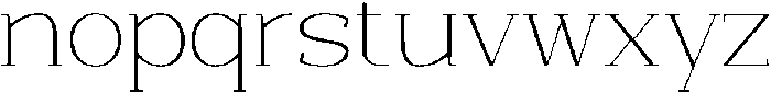 Trotty Extra Light ttf (200) Font LOWERCASE