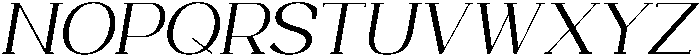 Trotty Italic ttf (400) Font UPPERCASE