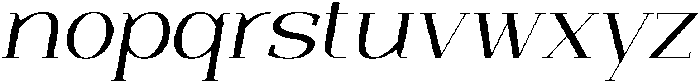 Trotty Italic ttf (400) Font LOWERCASE