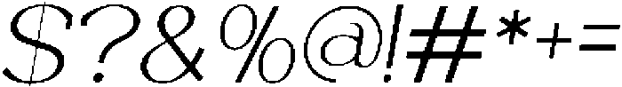 Trotty Light Italic ttf (300) Font OTHER CHARS