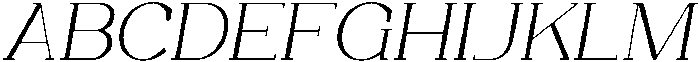 Trotty Light Italic ttf (300) Font UPPERCASE