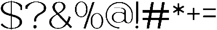 Trotty Light ttf (300) Font OTHER CHARS