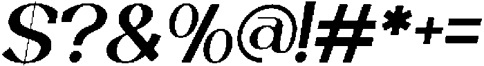 Trotty Semi Bold Italic ttf (600) Font OTHER CHARS