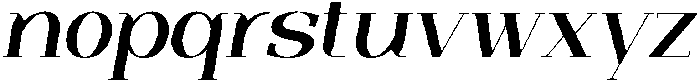 Trotty Semi Bold Italic ttf (600) Font LOWERCASE