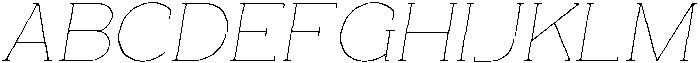 Trotty Thin Italic ttf (100) Font UPPERCASE