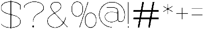 Trotty Thin ttf (100) Font OTHER CHARS