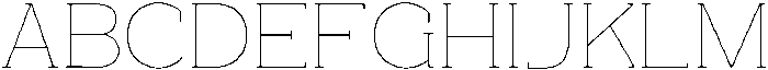 Trotty Thin ttf (100) Font UPPERCASE