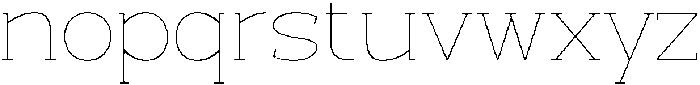 Trotty Thin ttf (100) Font LOWERCASE