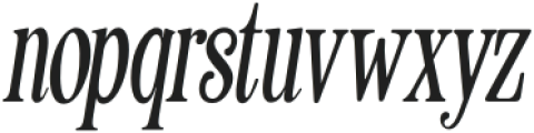 Trovical Calm Italic otf (400) Font LOWERCASE