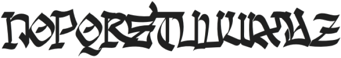 Trowback Talles Regular otf (400) Font UPPERCASE