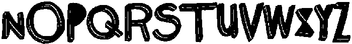 Truant Alt Color Regular otf (400) Font UPPERCASE
