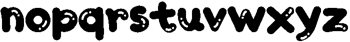 Trudy Regular otf (400) Font LOWERCASE