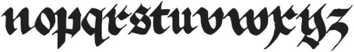 True Blackletters Regular otf (900) Font LOWERCASE