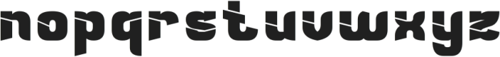 True Life Bold otf (700) Font LOWERCASE