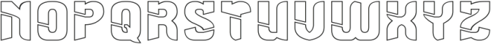 True Life-Hollow otf (400) Font UPPERCASE