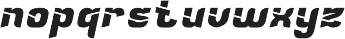 True Life Italic otf (400) Font LOWERCASE