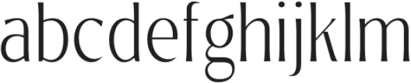 True Sage Extralight otf (200) Font LOWERCASE