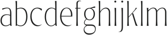 True Sage Thin otf (100) Font LOWERCASE