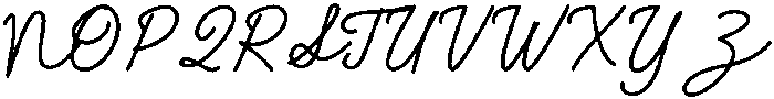 Trup & Tomp Script otf (400) Font UPPERCASE