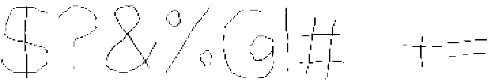 Tryprint Regular otf (400) Font OTHER CHARS