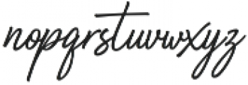 truens script Regular otf (400) Font LOWERCASE