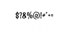 Trapline.otf Font OTHER CHARS